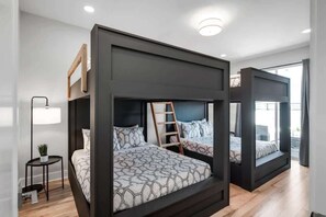 4 bedrooms, iron/ironing board, travel crib, WiFi