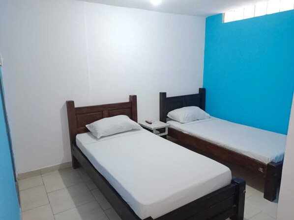Free WiFi, bed sheets