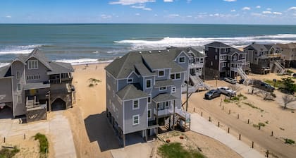 Groovin'*Oceanfront*8 Bedrms*Elevator*2 Hot Tubs