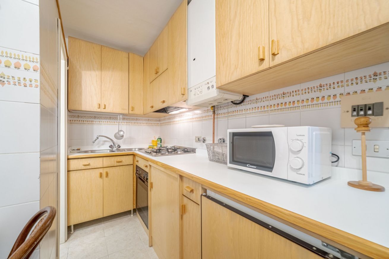 Fridge, stovetop, cookware/dishes/utensils