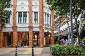 Façade de l’hébergement