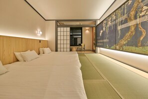 Villa luxueuse, 6 chambres, piscine privée, vue sur la montagne | 3 chambres, literie de qualité, lit avec matelas Select Comfort, minibar