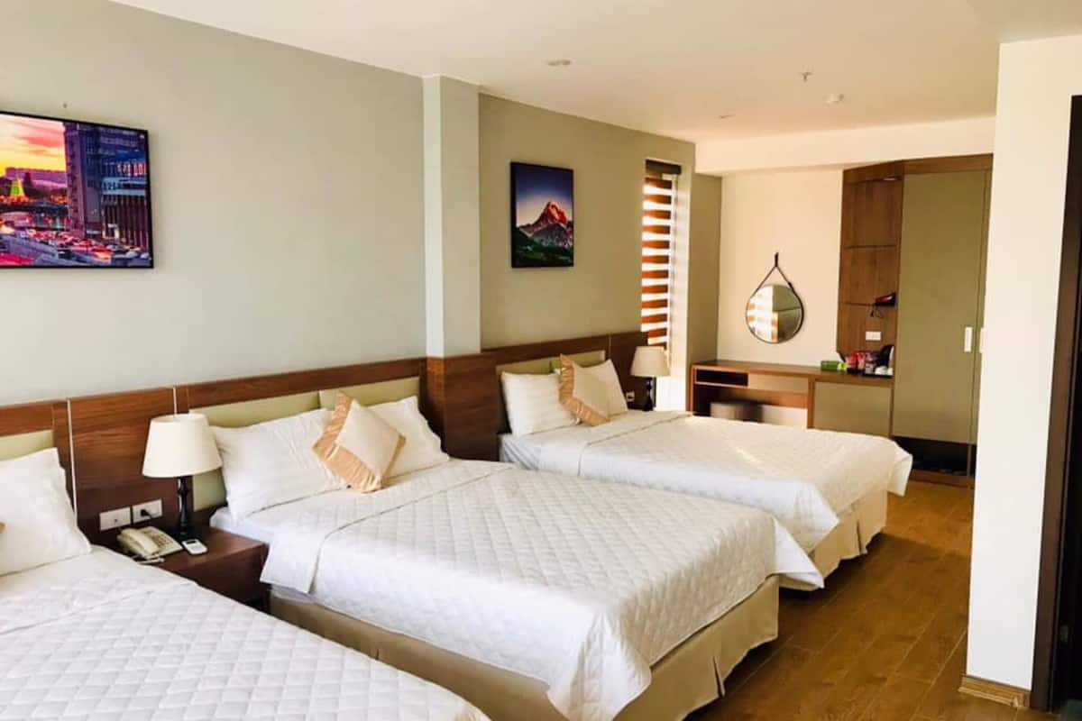 Minibar, escritorio, wifi gratis y ropa de cama