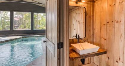 Luxury 20BR Mtn Estate | Indoor Pool & Hot Tub