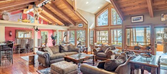 Luxury Incline Village Cabin w/ Lake Views, Game Room, Firepit & Beach Access