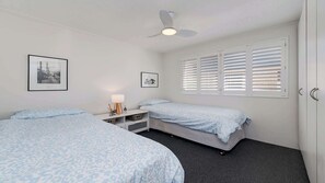 2 bedrooms, iron/ironing board, travel crib, WiFi