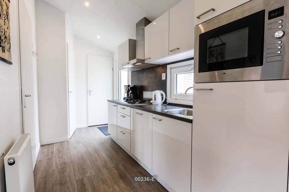 ✓ Ferox at Résidence de Leuvert ✓ Holiday home for 5 persons ✓ Located near Den Bosch (Noord-Brabant) ✓ Near De IJzeren Man ✓ Book directly through the park