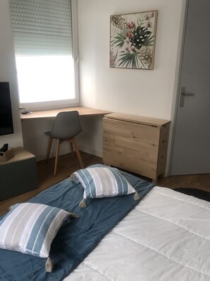 1 chambre, Wi-Fi, draps fournis