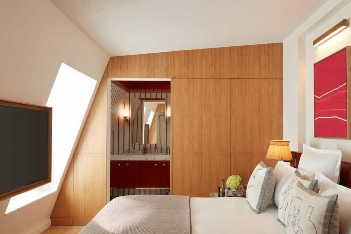 1 dormitorio y ropa de cama de alta calidad