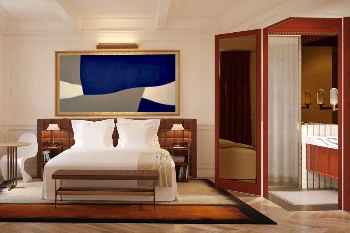 Ropa de cama de alta calidad, colchones con pillow-top y minibar 