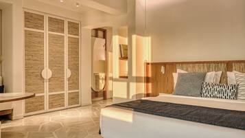 Classic Suite, Sea View (200m from the Main Hotel) | Premium bedding, minibar, in-room safe, soundproofing