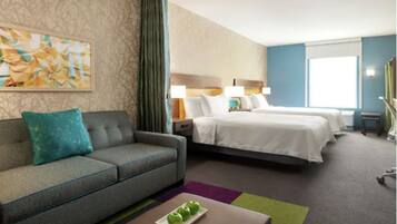 Desk, blackout drapes, iron/ironing board, free WiFi