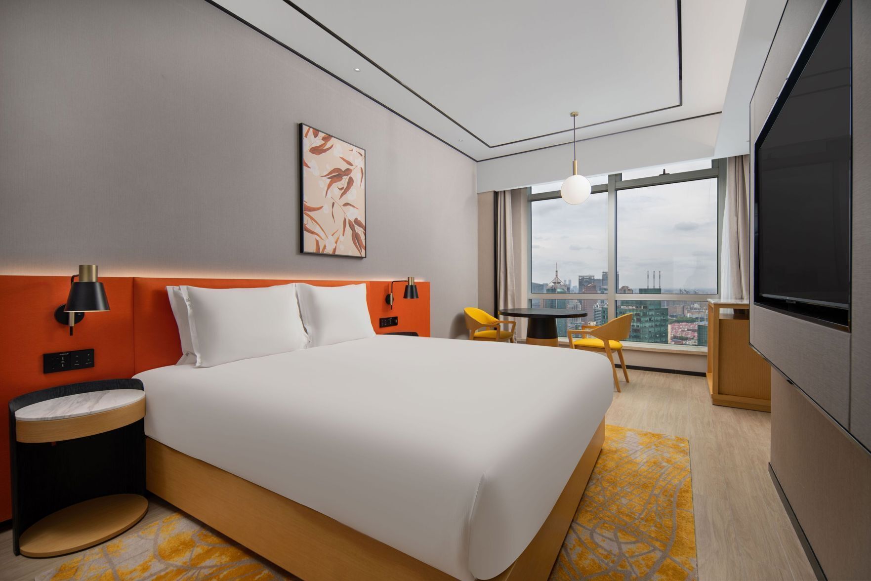 Down comforters, minibar, in-room safe, desk