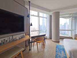 디럭스룸, 싱글침대 2개 | 오리/거위털 이불, 미니바, 객실 내 금고, 책상