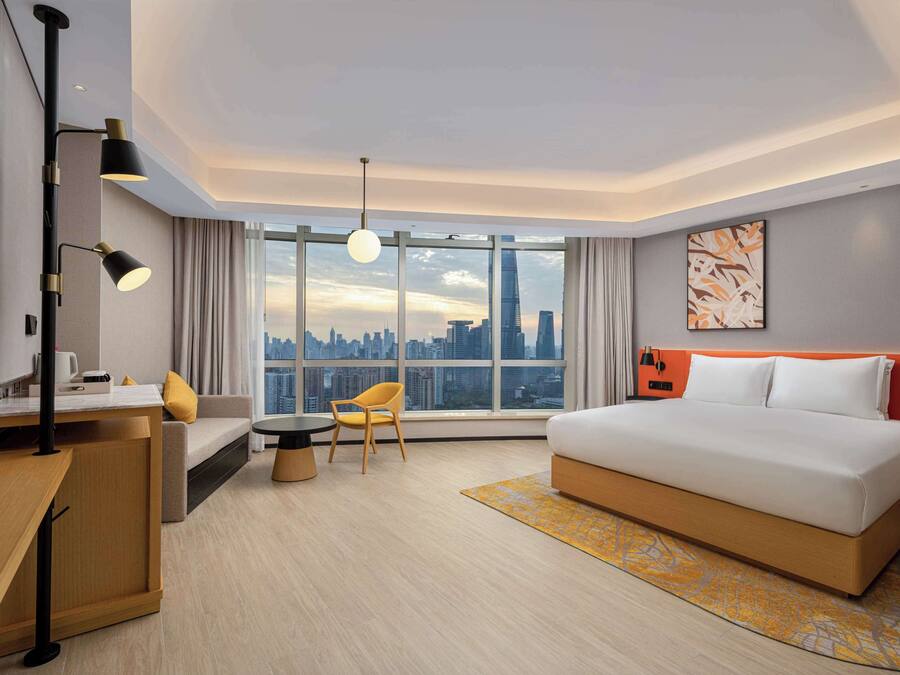 Deluxe Room, 1 King Bed | View from room