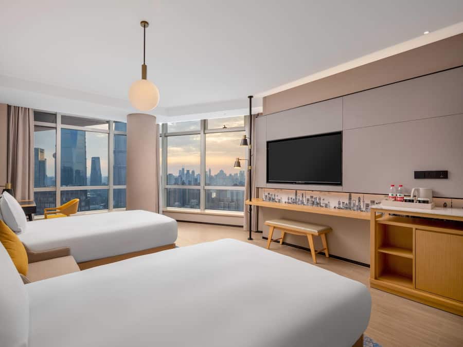 Uitzicht vanuit de kamer