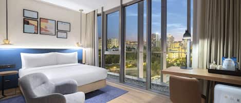 1 habitación y ropa de cama hipoalergénica