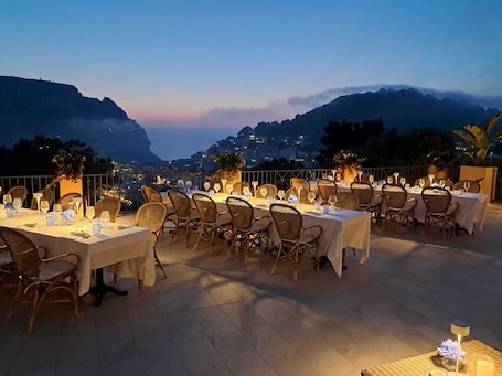 Rooftop terrace. Villa Lia Hotel Capri