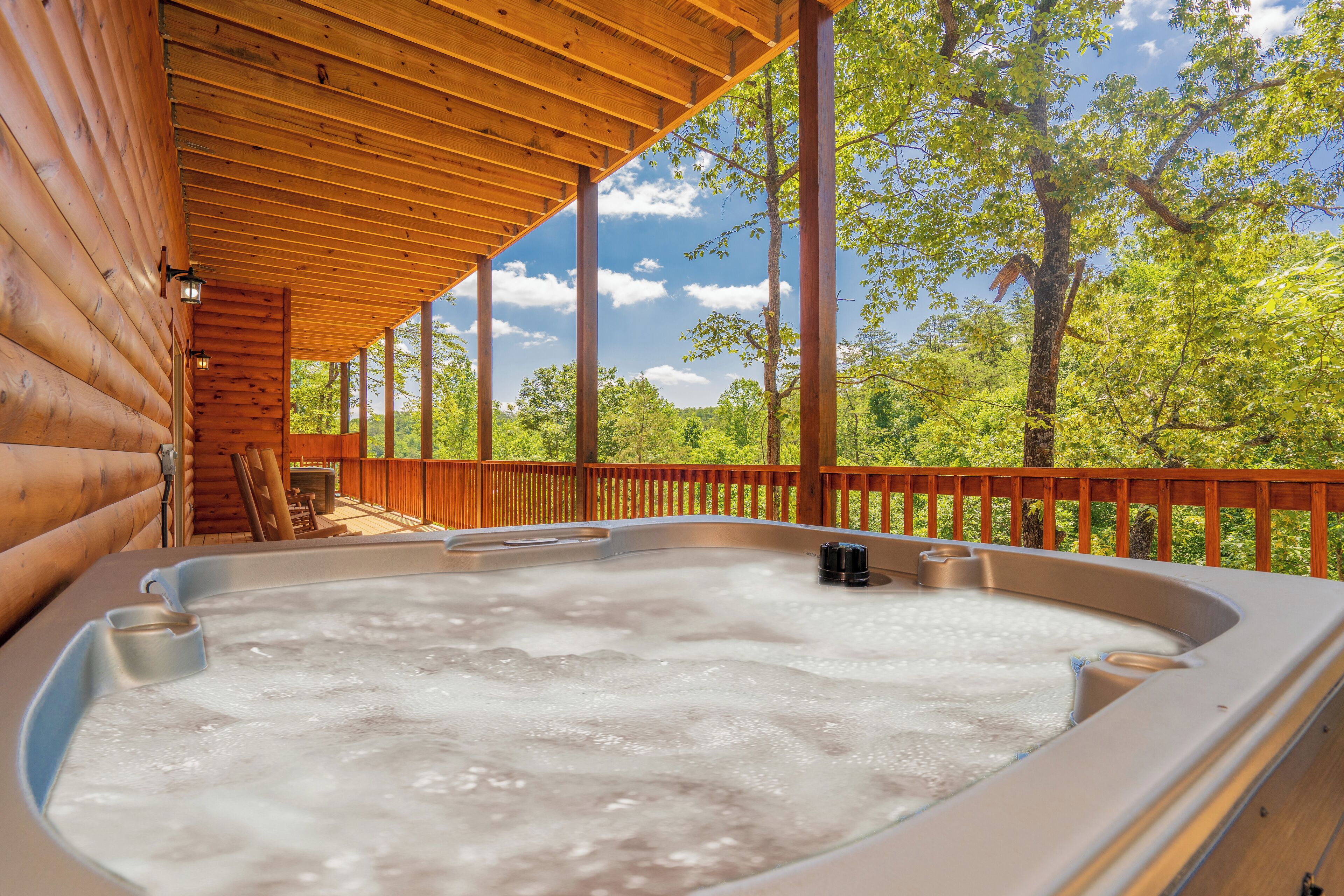 Baignoire à remous extérieure