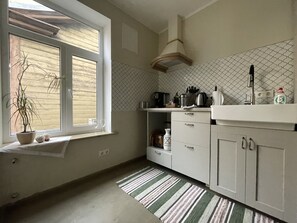 Apartment | Private kitchen - Elegant 1Br/Ba Apt in City Center w free parking (Riga)