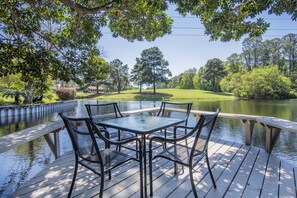 Outdoor dining - 2 Bd Cottage, Lake Views at Sandestin, Golf Cart (Miramar Beach)