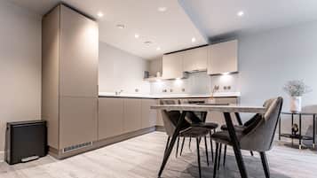 Luxury Apartment | Private kitchen | Coffee/tea maker