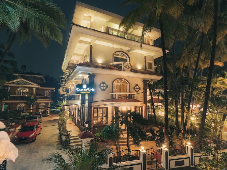 Façade de l’hébergement