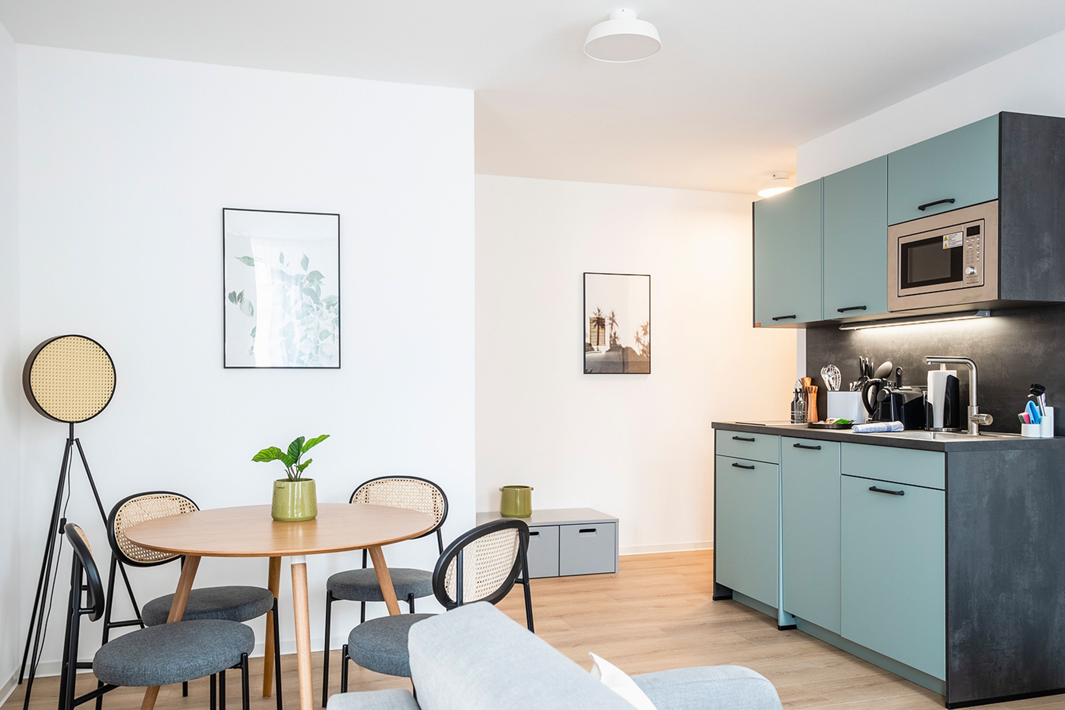 One - Bedroom Suite | Cocina privada | Frigorífico, cafetera o tetera y hervidor eléctrico