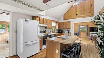 Kylskåp, mikrovågsugn, ugn och spishäll