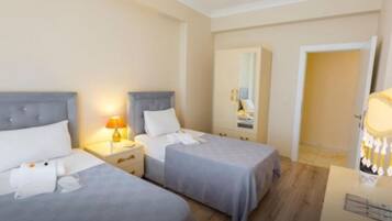 3 sovrum, strykjärn/strykbräda och sängkläder