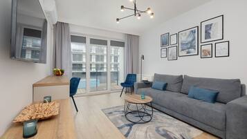 Apartment, 1 Schlafzimmer, Sauna, Meerseite | 3 Schlafzimmer, Bettwäsche