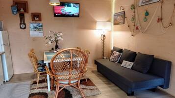 TV connectée, cheminée