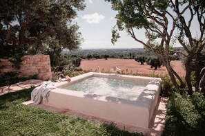 Suite Junior, 1 très grand lit, piscine privée, vue mer | Extérieur