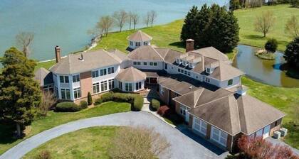 6BR Waterfront Estate | Private Dock, Firepit, Screened Porch & Beach Access