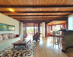 Chalet Hortênsia - Rancho das Neves - Rancho Queimado - SC | Wohnbereich