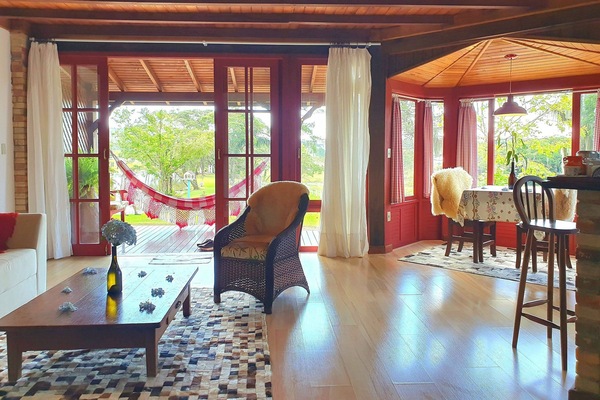 Chalet Hortênsia - Rancho das Neves - Rancho Queimado - SC | Living area
