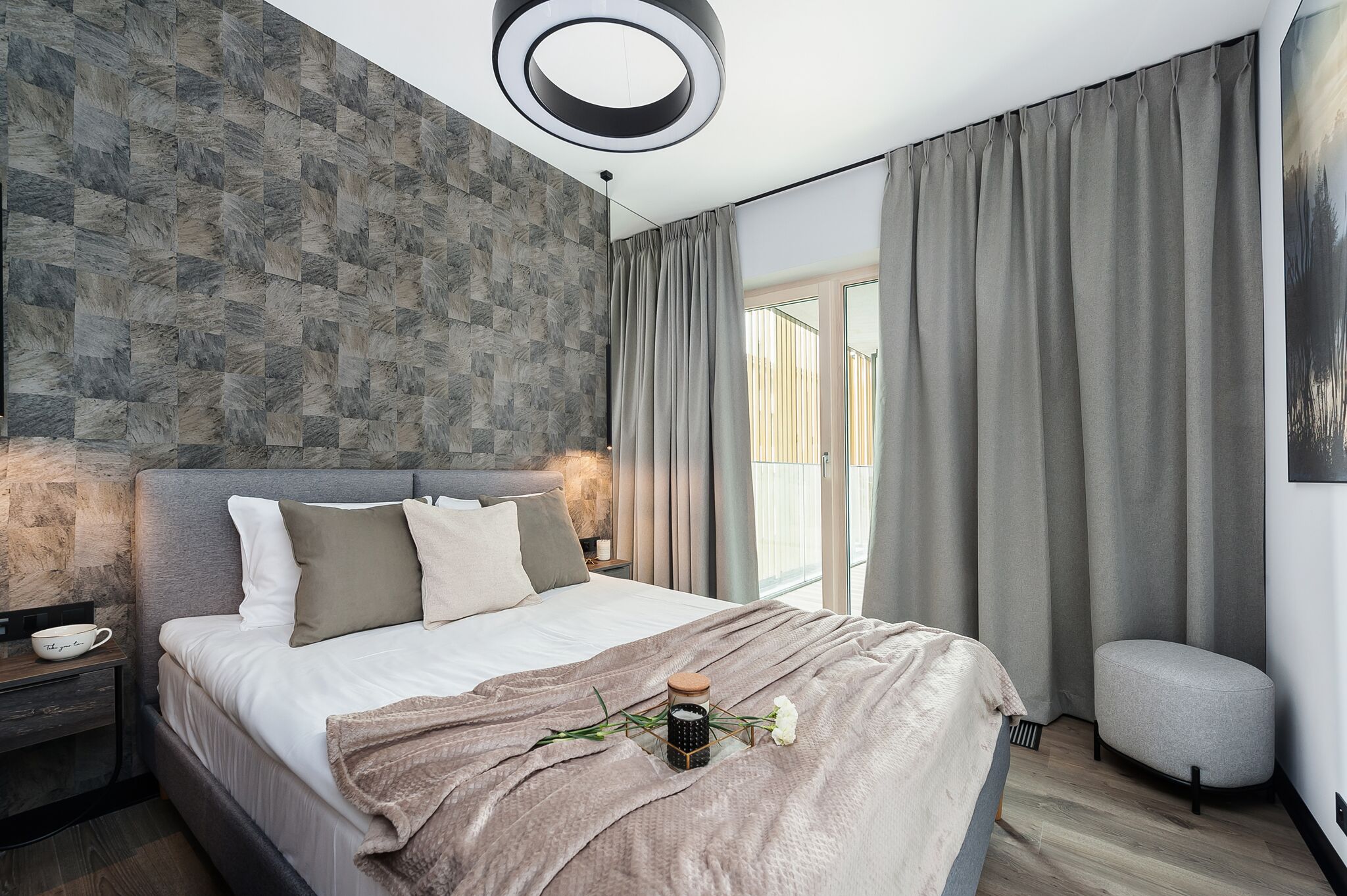 Deluxe-huoneisto | 1 makuuhuone, työpöytä, silitysrauta/-lauta, ilmainen Wi-Fi