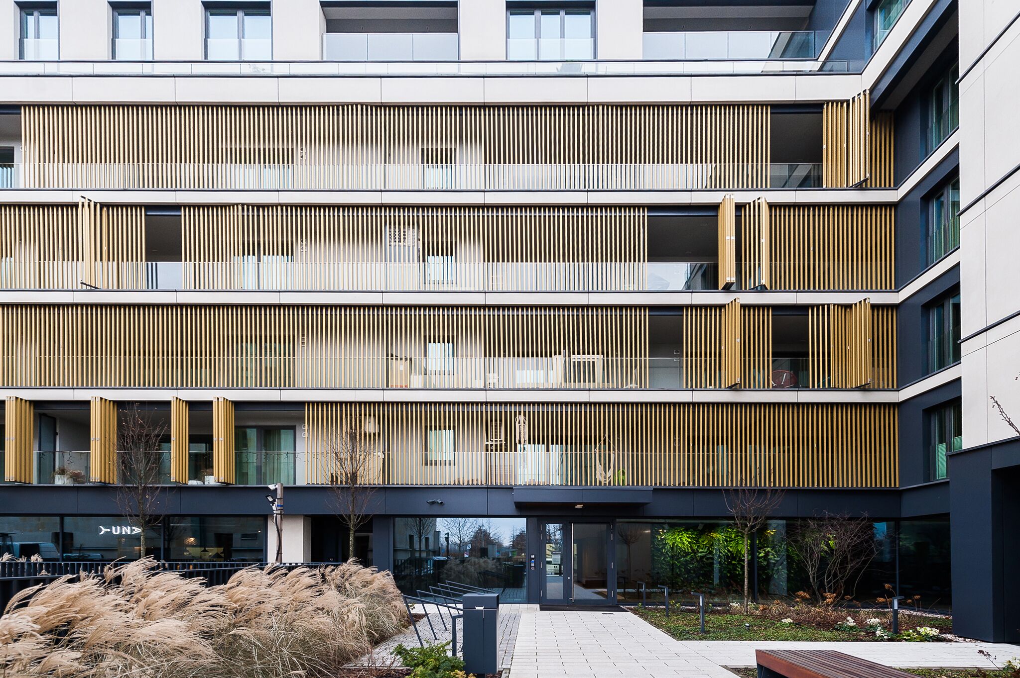 Majoituspaikan julkisivu