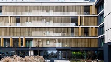 Majoituspaikan julkisivu