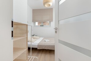 Apartment, 1 Bedroom, Balcony | 1 bedroom, bed sheets - Apartment Łagiewniki Gdańsk by Renters (Gdansk)