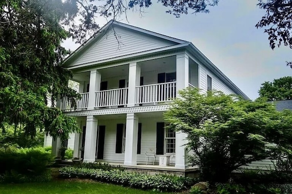 Greek revival farmhouse