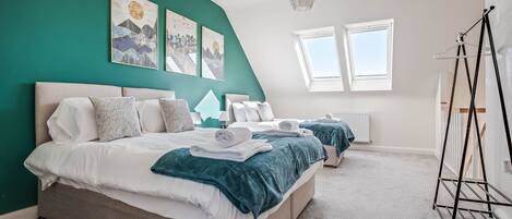 3 soveværelser, strygejern/strygebræt, gratis Wi-Fi, sengetøj