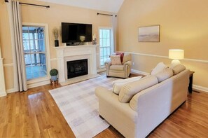 スマートテレビ、暖炉