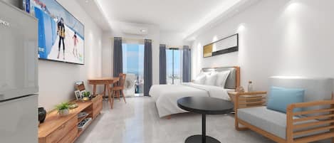 Comfort Double Room, 1 Queen Bed | Premium bedding, down comforters, blackout drapes, free WiFi