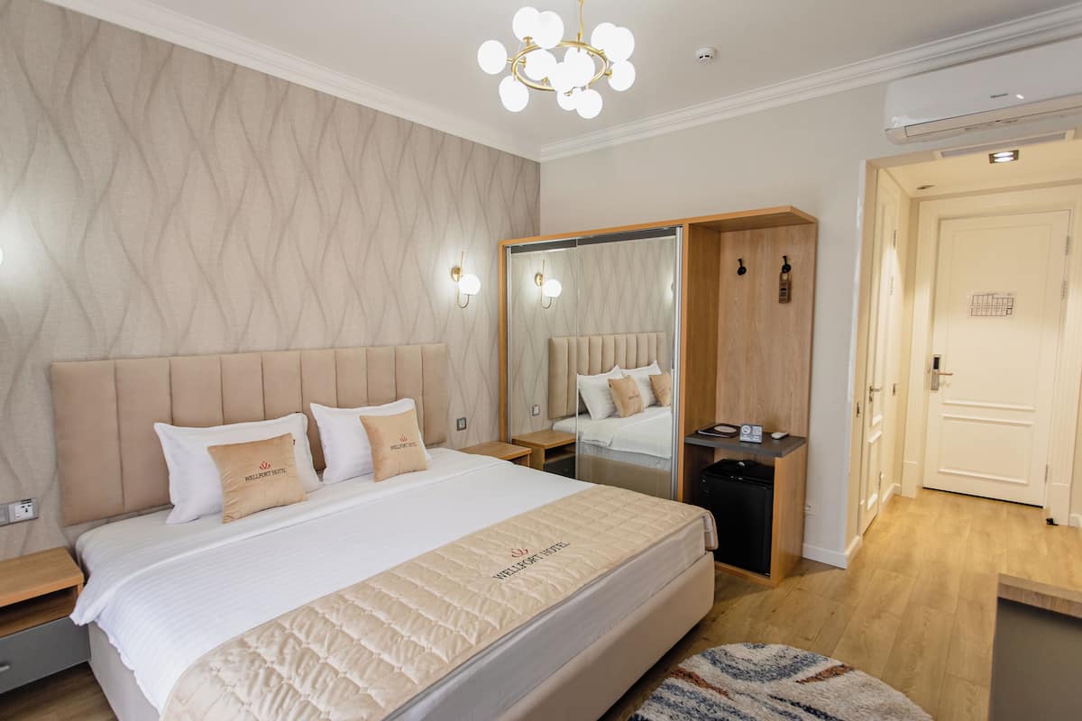 Standard Double Room, Balcony | In-room safe, desk, laptop workspace, free WiFi