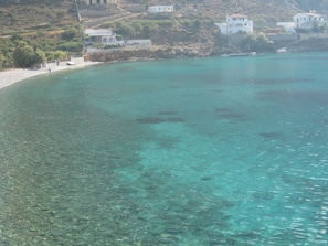 Apartment | Aerial view - Beachfront Apartment - Sleeps 3 & Free Parking (Kalymnos)