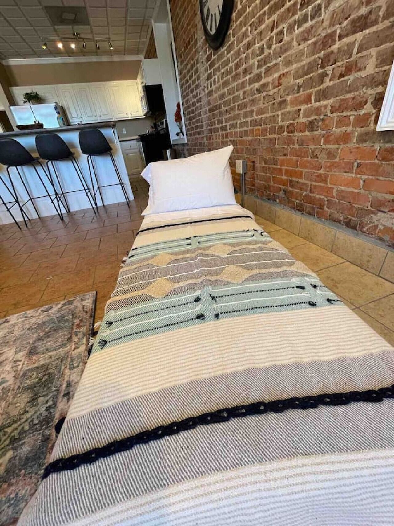 1 bedroom, memory foam beds, desk, iron/ironing board