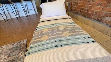 1 bedroom, memory foam beds, desk, iron/ironing board