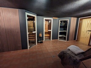 Sauna - Wellness vacation: Exclusive 179sqm with 3 private saunas for 6 people (Grafenau)