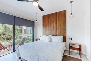 2 chambres, fer et planche à repasser, Wi-Fi, draps fournis